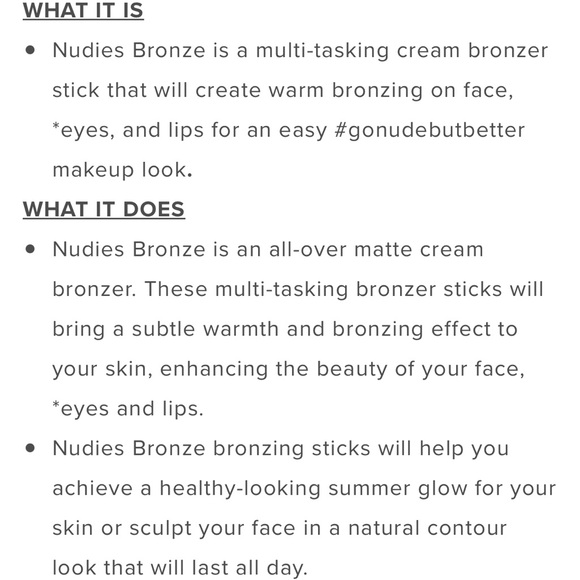 Nudestix Nudies All Over Face Bronze Color - Picture 14 of 15